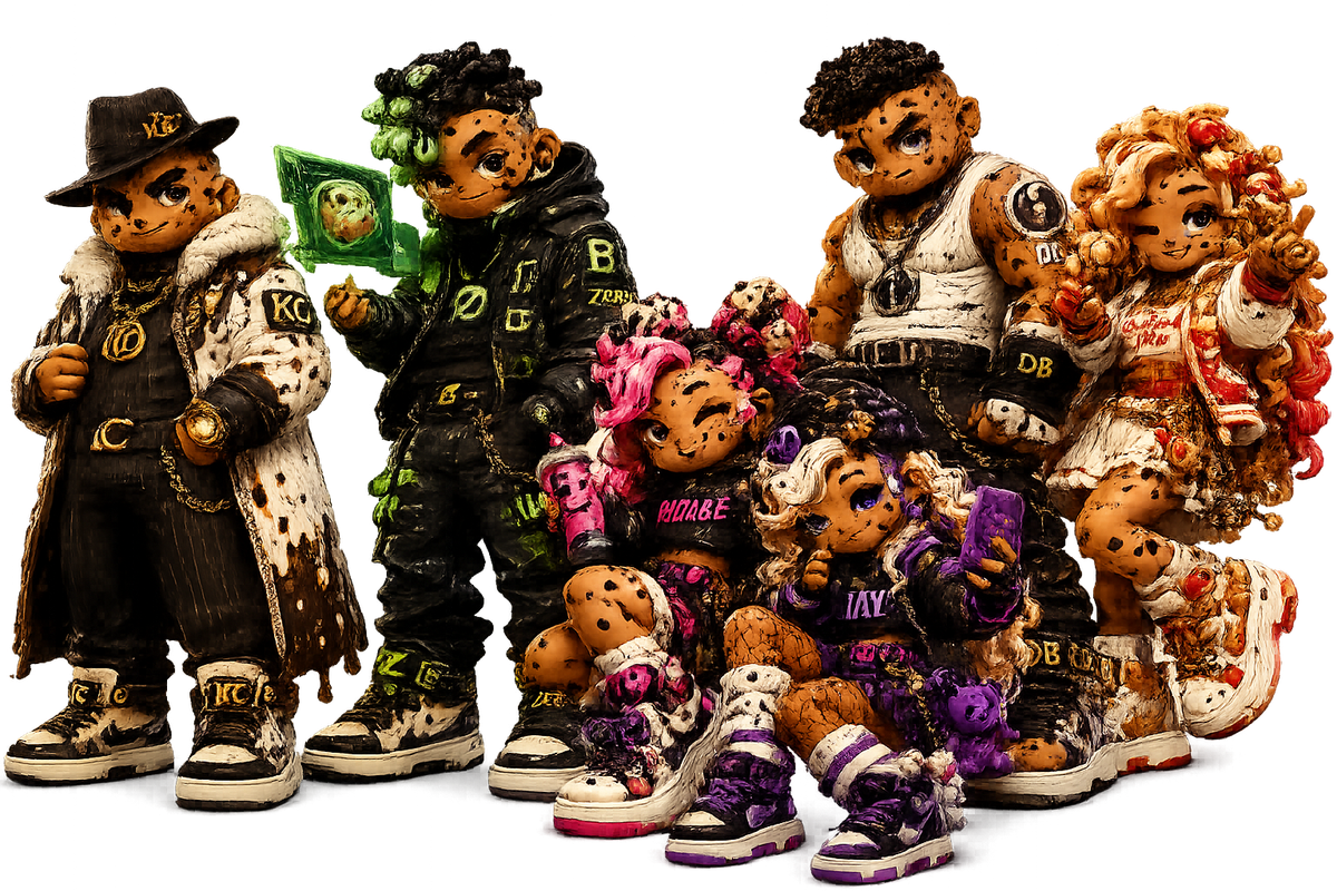 The full Kookie Crooks crew